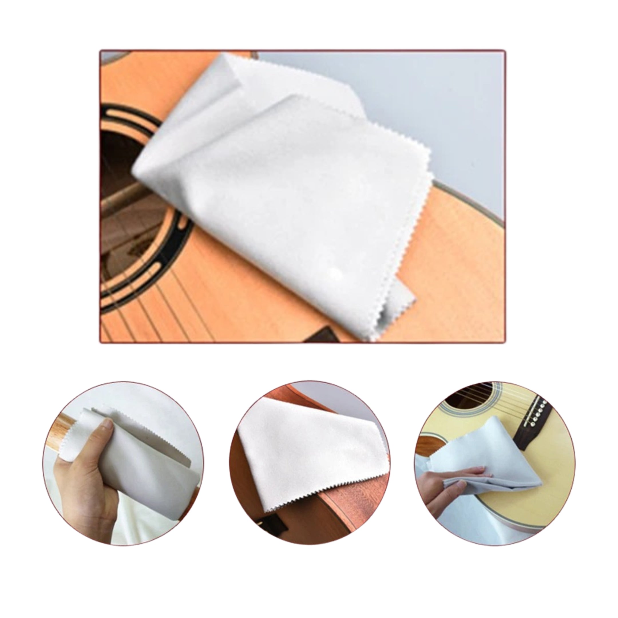MpLux Microfiber Cleaning & Polishing Cloth for Musical Instruments