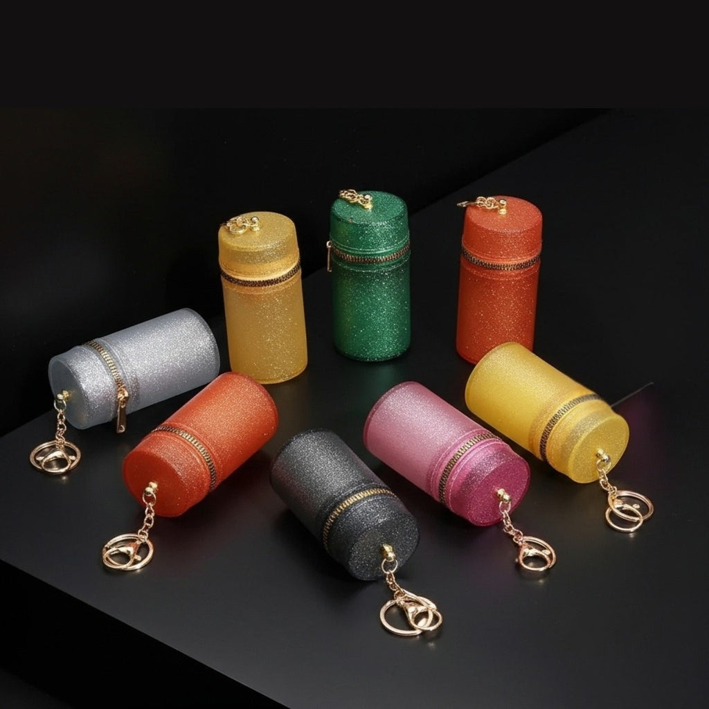 MpLux Fine Glitter Mouthpiece Case with Keychain